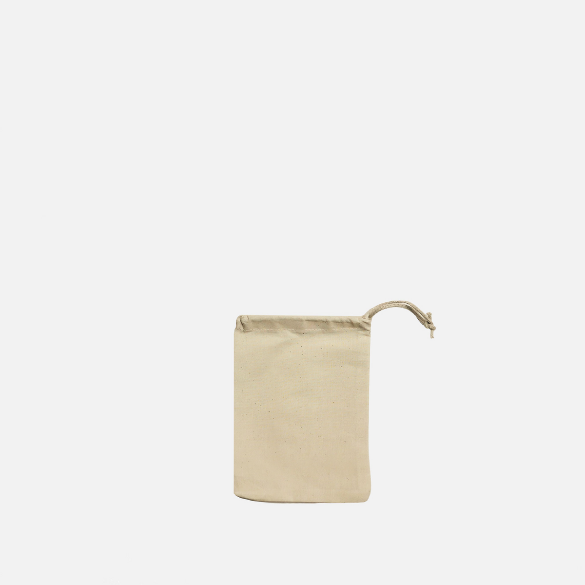 Small single drawstring bags 5x7 inches black/natural – EcoFriendlyCA