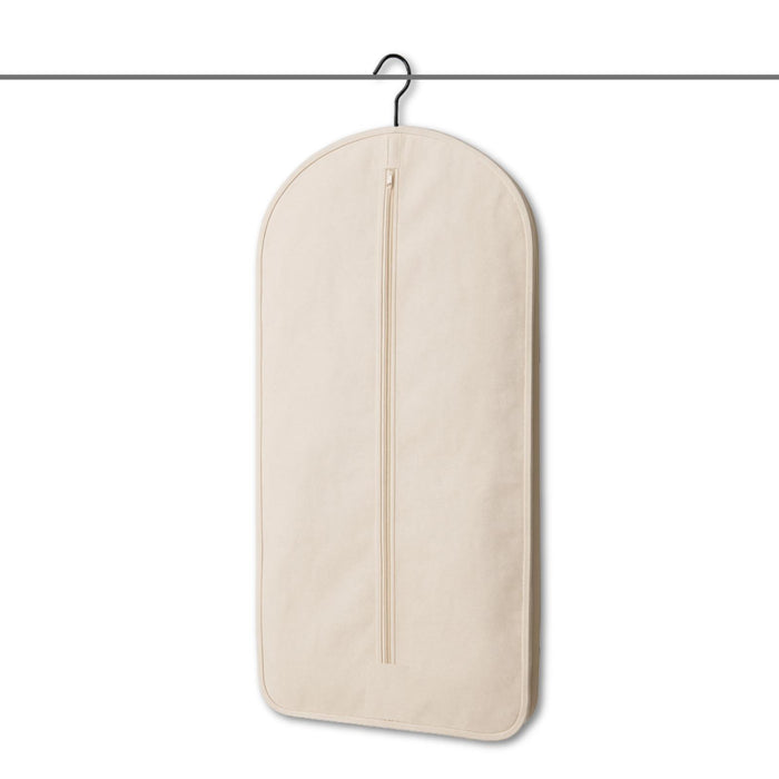 Organic Cotton Garment Bag with Zipper - 24 x 62 inches