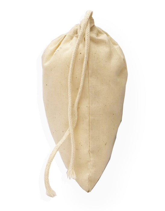 Recycled Cotton Single Drawstring Bags Extra Large 12x16 inches